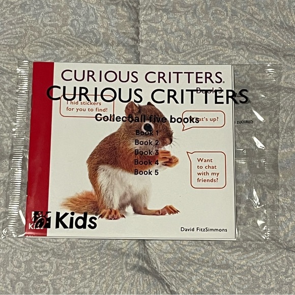 Chick Fil A Other - Chick Fil A Curious Critters Squirrel Kids Meal Book NEW